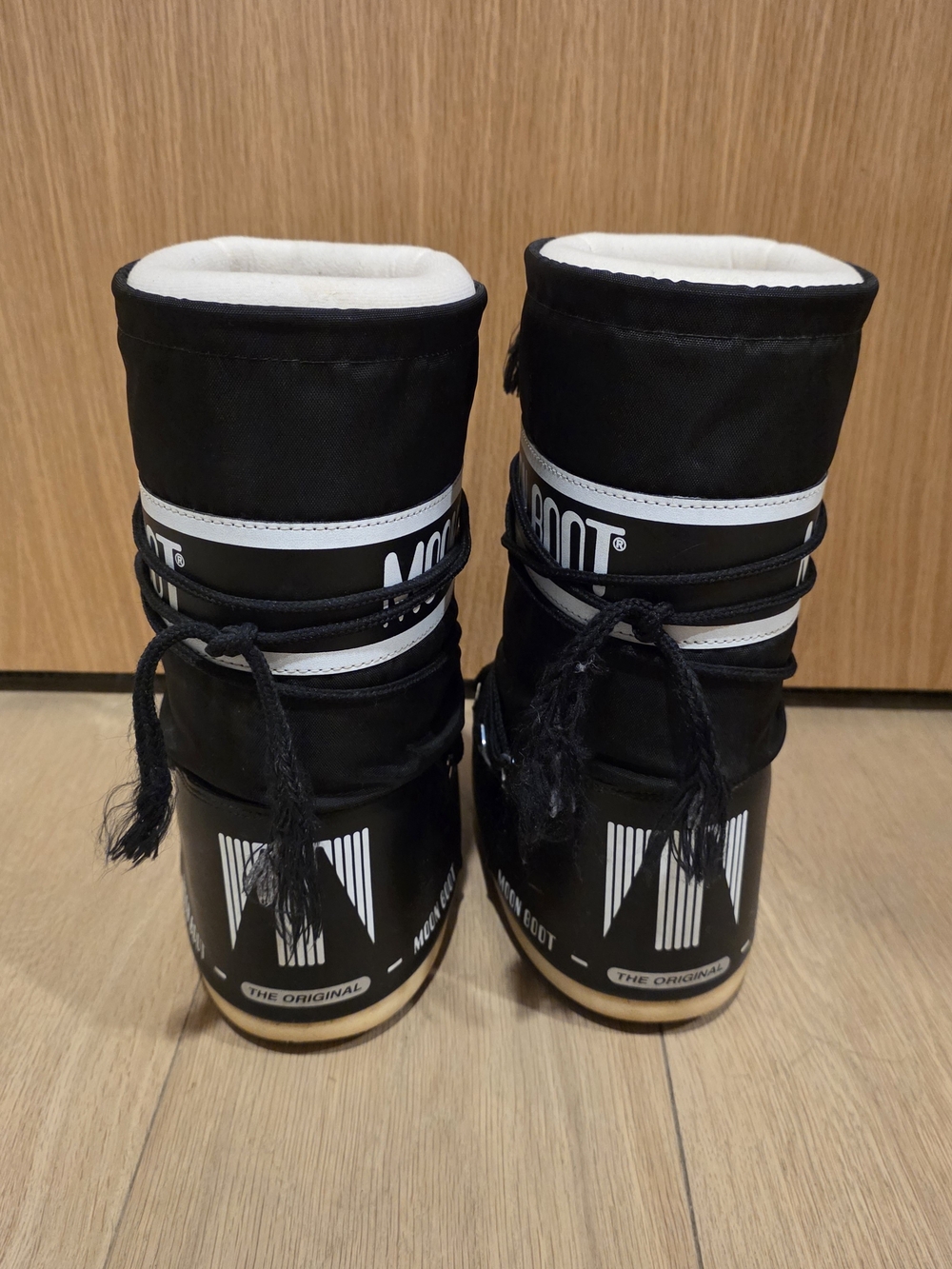 ΜOON ΒOOT Black Icon Nylon Boots 31/34 - Picture 2 of 9